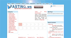 Desktop Screenshot of fasting.ws